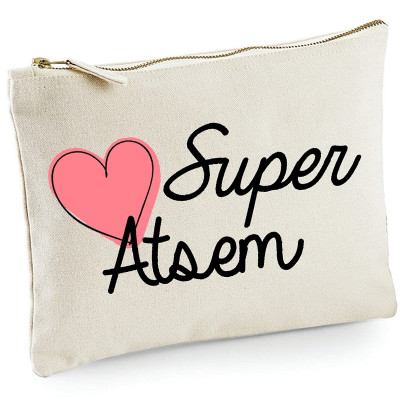 Achat pochette Atsem - Trousse Atsem - Idée cadeau - angora