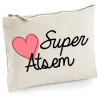 Pochette pour Atsem - Trousse pour Atsem - Idée cadeau - angora - Trousses