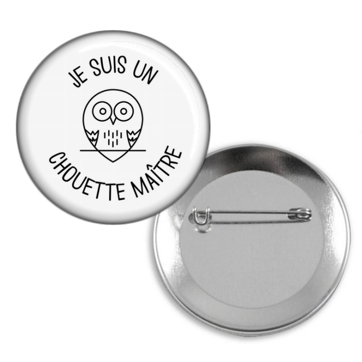 Badge Maître d'école - idée cadeau Maître d'école
