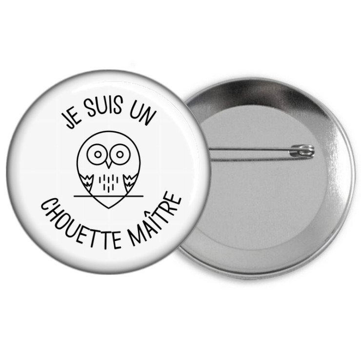 Badge épingle Maître d'école - idée cadeau Maître d'école
