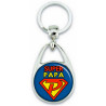 Porte clés papa - Super Papa - idée cadeau fête des pères - cadeau anniversaire de papa - Porte-clés homme
