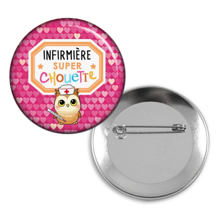 Badge épingle infirmière
