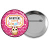 Badge infirmière - Idée cadeau infirmière - angora - Badges à épingle