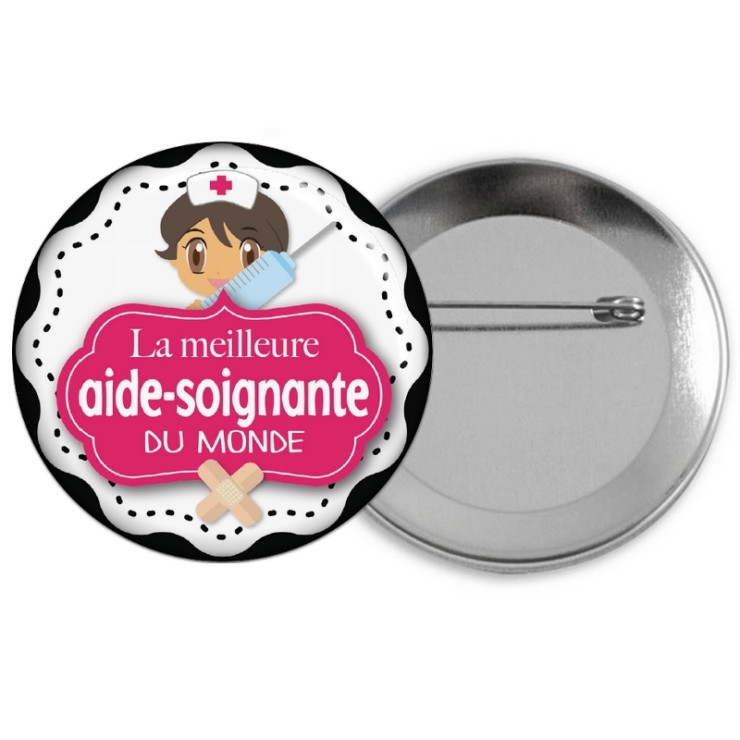       Badge aide soignante - Idée cadeau soignant
    