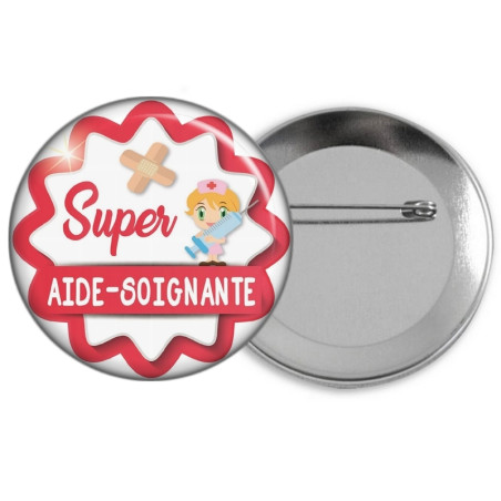       Badge aide soignante - Idée cadeau aide soignante
    