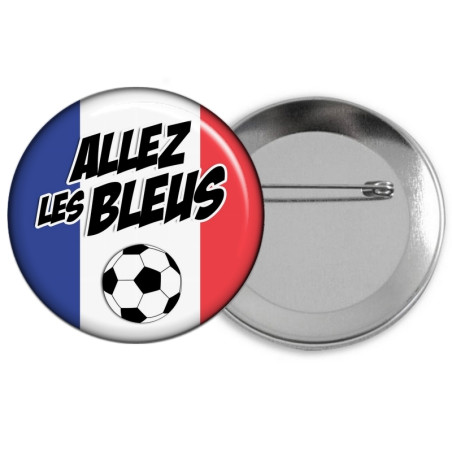       Badges Allez les bleus - Equipe de France - Supporter
    