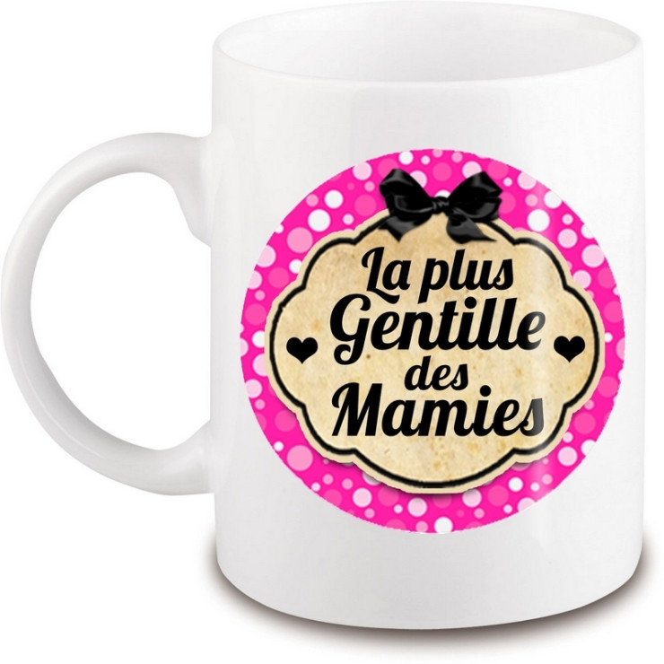 Mug mamie - Tasse mamie - Idées cadeaux pour mamie - angora