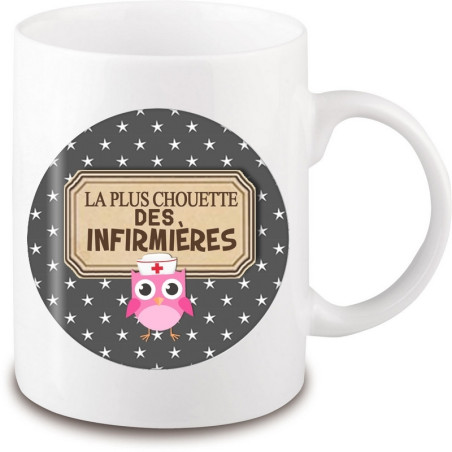       Mug infirmière - Idée cadeau infirmière - Tasse infirmière - angora
    