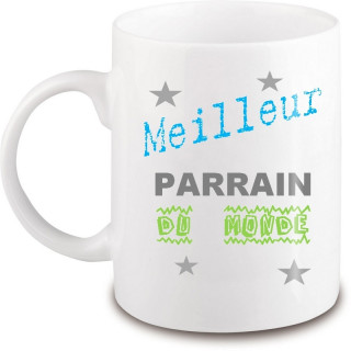 Mug parrain - Idée cadeau parrain - Tasse parrain - angora