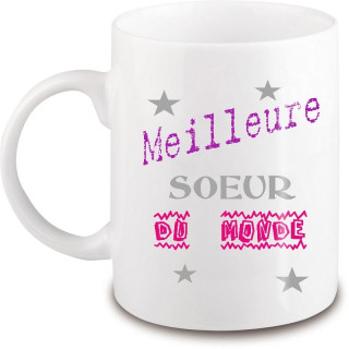 Mug soeur - Idée cadeau soeur - Tasse soeur - angora