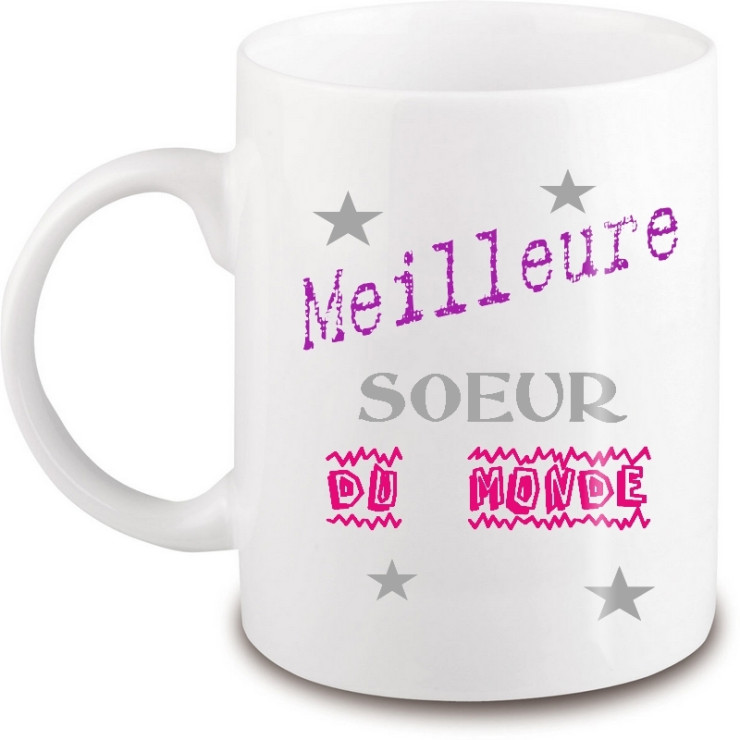 Mug soeur - Idée cadeau soeur - Tasse soeur - angora