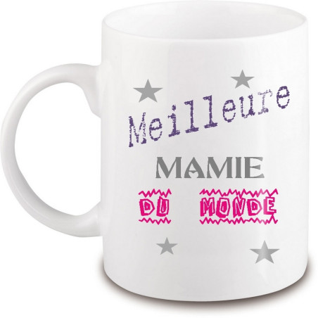       Mug mamie - Idée cadeau mamie - Tasse mamie - angora
    