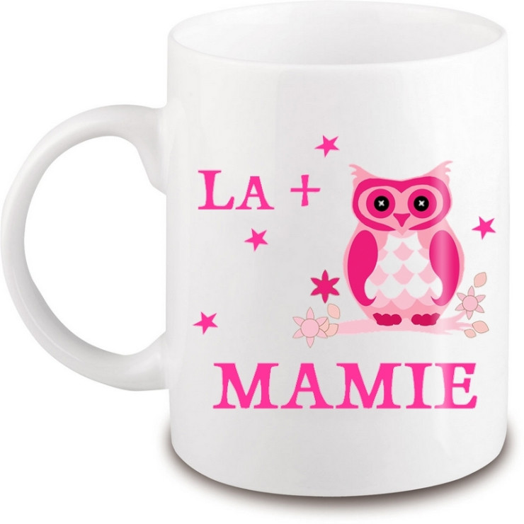       Mug mamie - Idée cadeau mamie - Anniversaire mamie - Fête des grands-mères - Tasse mamie
    