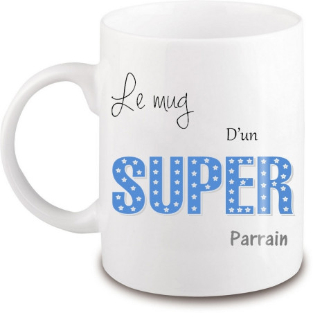       Mug parrain - Idée cadeau parrain - Anniversaire parrain - Tasse parrain- angora
    