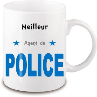 Mug police - Idée cadeau originale policier - angora