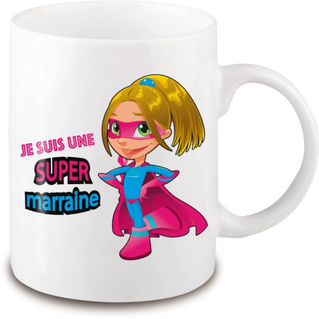       Mug marraine - Cadeau original marraine - Tasse marraine - angora
    