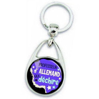 Porte clés professeur d'allemand - Idée cadeau
