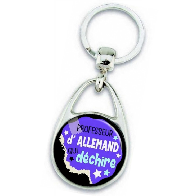 Porte clés professeur d'allemand - Idée cadeau