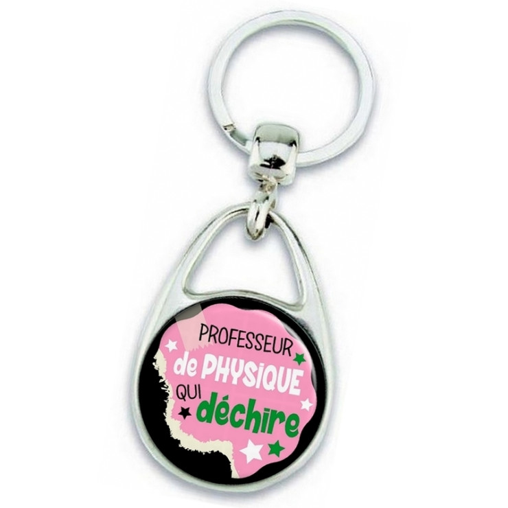       Porte clés professeur de physique - idée cadeau
    