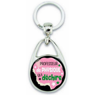 Porte clés professeur de physique