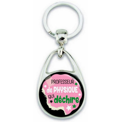 Porte clés professeur de physique