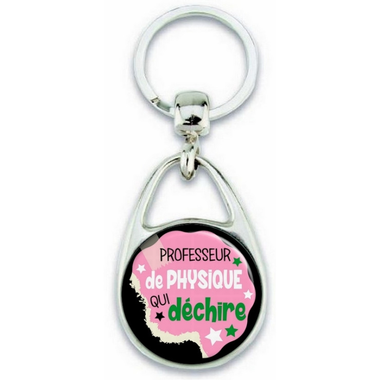 Porte clés professeur de physique