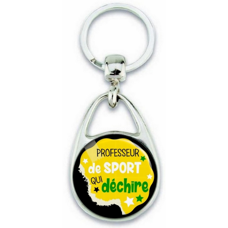 Porte clés professeur de sport