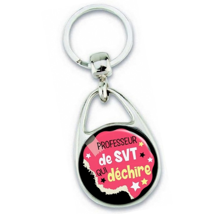 Porte clés professeur de svt - Idée cadeau
