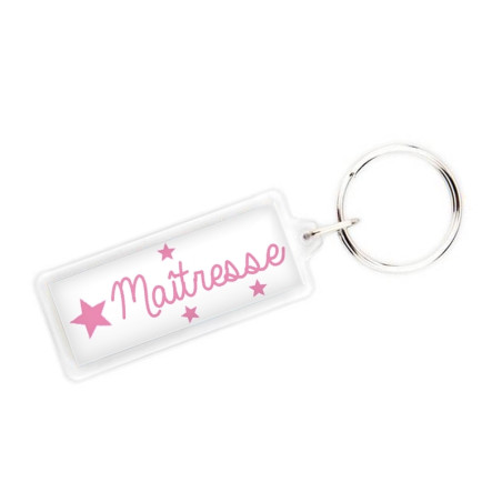       Porte clé maitresse pas cher - angora
    