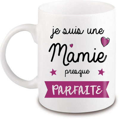 Mug Mamie - Tasse grand-mère - Anniversaire - Fête - Noël - Angora