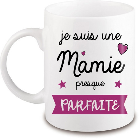       Mug Mamie - Tasse grand-mère - Anniversaire - Fête - Noël - Angora
    