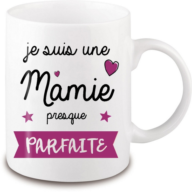 Mug Mamie - Tasse grand-mère - Anniversaire - Fête - Noël