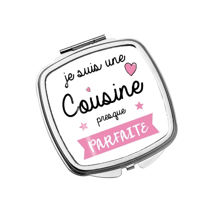 Miroir de poche Cousine - Idée cadeau Cousine - Angora