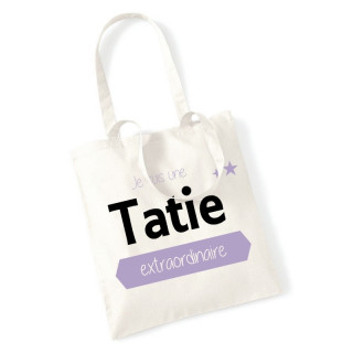 Boutique tote bag Tatie - Idée cadeau Tatie
