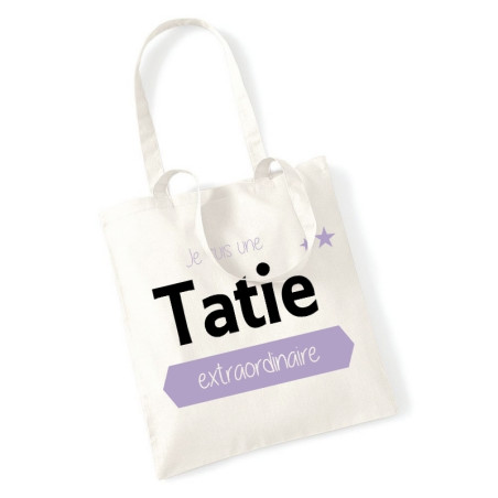       Tote bag Tatie - Idée cadeau Tatie - Angora
    