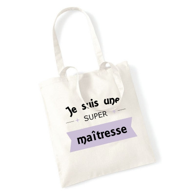 Achat sac shopping Maîtresse - Tote bag maitresse - Angora