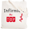 Tote bag Infirmière- Sac - Idée cadeau pratique - Sac shopping - angora - Tote Bag Femme