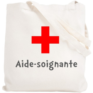 Tote bag Aide-Soignante - Sac shopping Aide soignante - angora