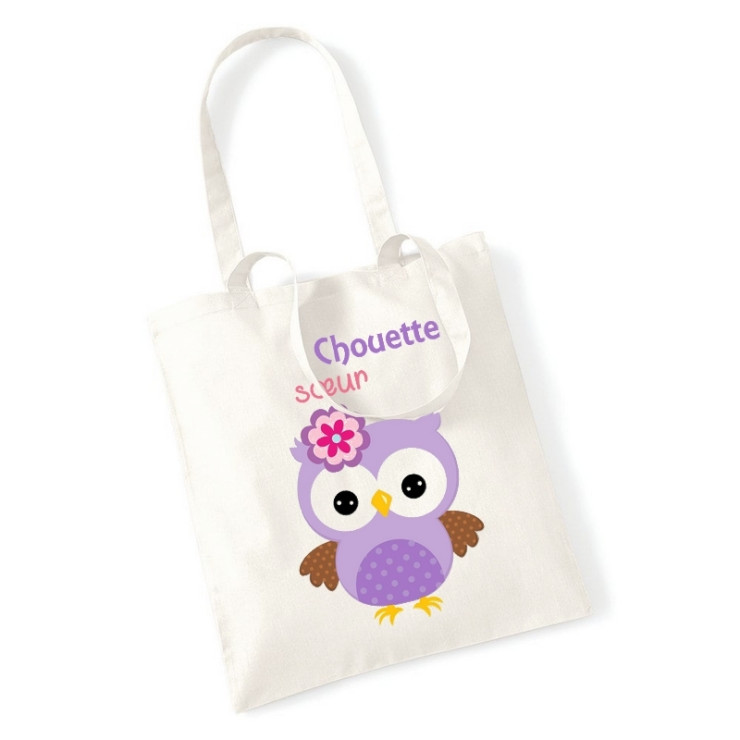 Tote bag Soeur - Sac shopping Soeur - Idée cadeau soeur