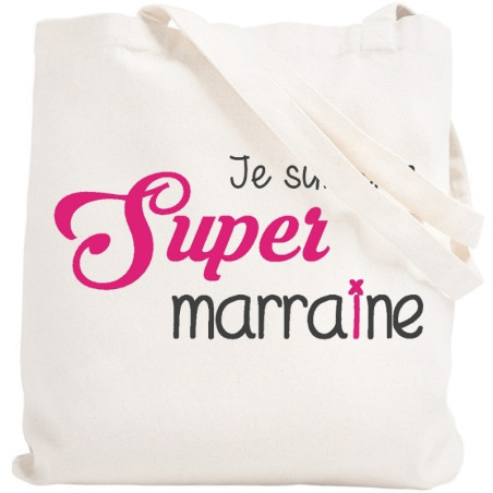      Tote bag marraine - Sac réutilisable Marraine - angora
    