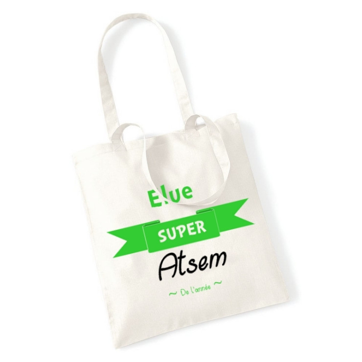      Tote bag Atsem - Sac course Atsem - Sac shopping Atsem - Idée cadeau Atsem
    
