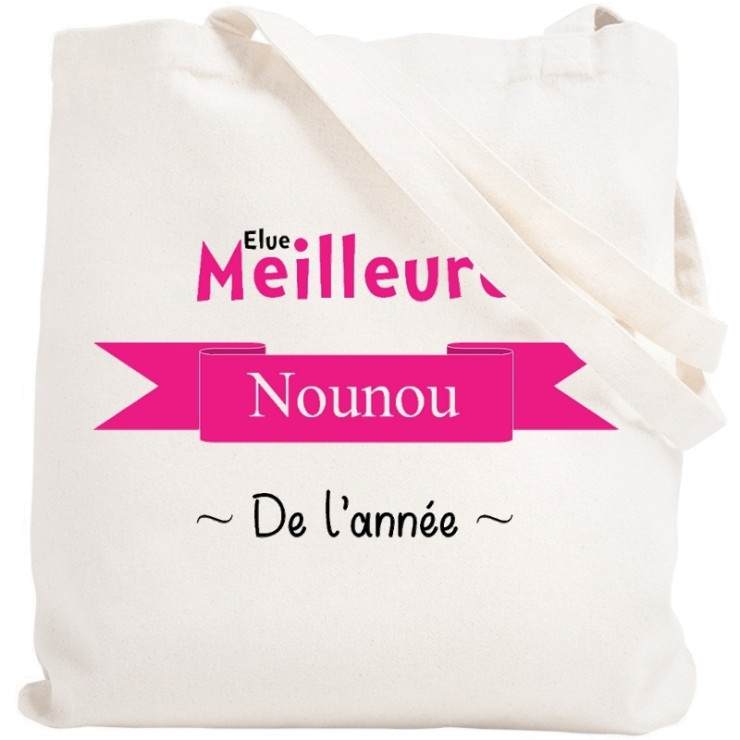 Tote bag Nounou - Sac course nounou - angora