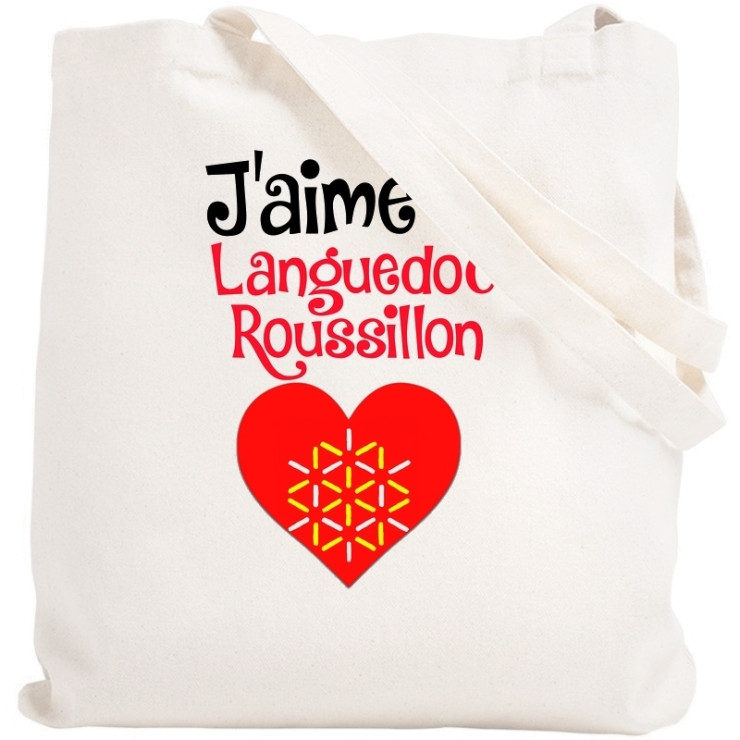 Tote bag Languedoc Roussillon - Sac shopping Languedoc Roussillon - Angora
