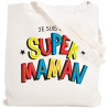 Tote bag maman - Sac shopping maman - idée cadeau maman - Angora - Em création - Tote Bag Femme