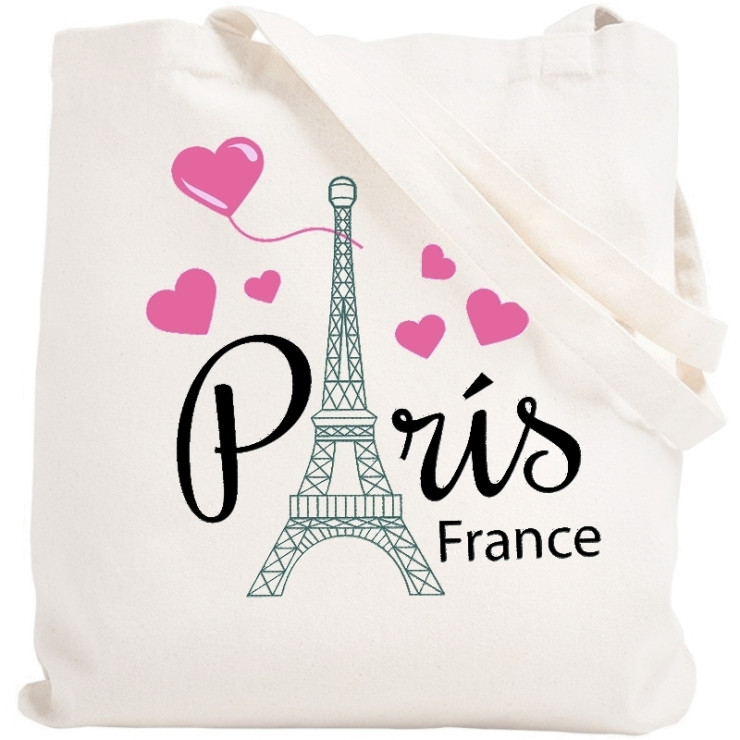 Tote bag Paris - Sac shopping Paris - Angora
