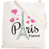 Tote bag Paris - Sac shopping Paris - Angora - Tote Bag Femme
