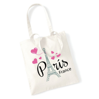 Boutique tote bag Paris - Sac shopping Paris - Angora
