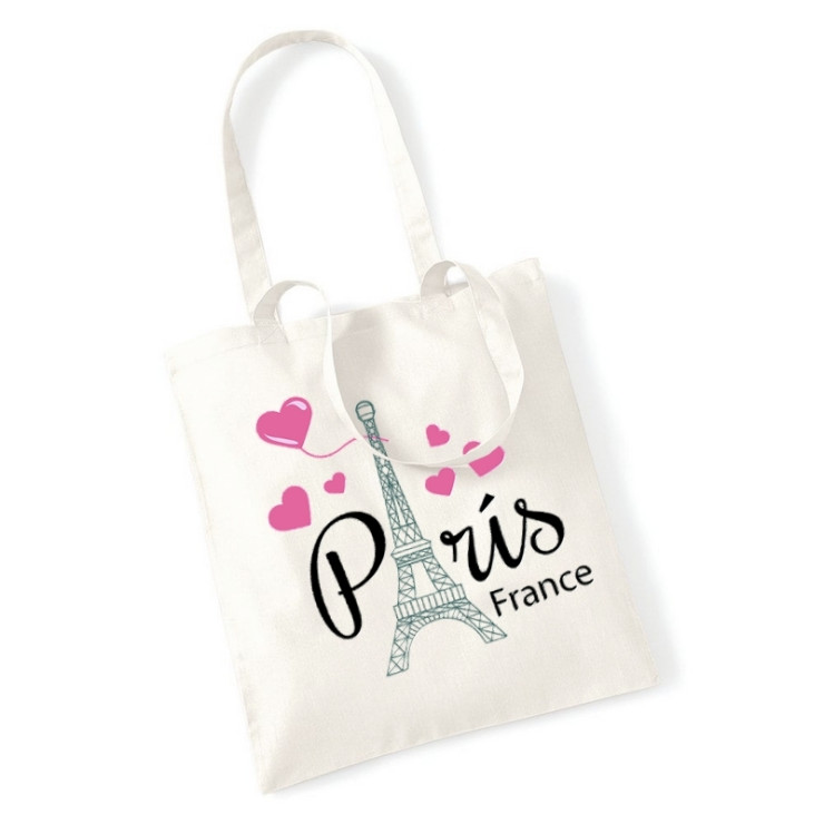 Tote bag Paris - Sac shopping Paris