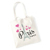 Tote bag Paris - Sac shopping Paris - Tote Bag Femme