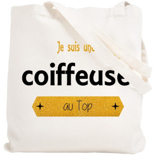 Tote bag Coiffeuse - Sac shopping Coiffeuse - Angora